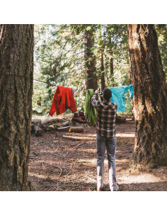 Cuerda Utilitaria GEAR AID Paracord 30,48 m Verde Militar 2