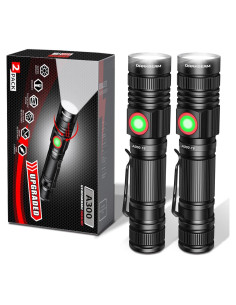 Linterna LED DARKBEAM A300 2000 Lúmenes Recargable USB 2 Pzas