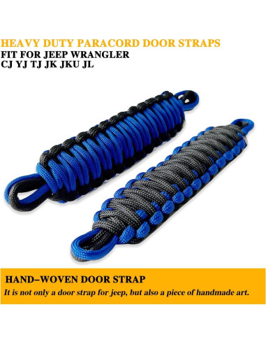 Correa de Paracord RDFUN para Puerta de Jeep Wrangler 1996-2023