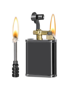 Encendedor Vintage Choicedc de Queroseno Negro Recargable