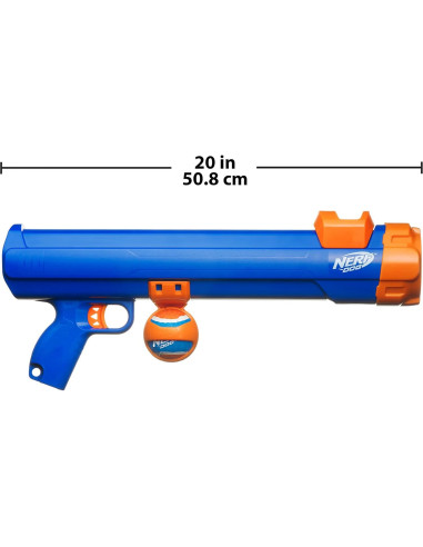 Blaster Nerf Dog Grande con 4 Pelotas para Perros