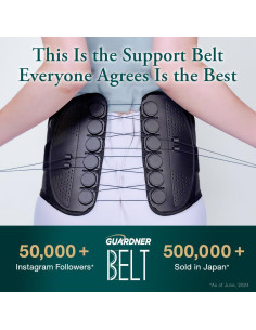 Faja Lumbar Guardner L - Soporte Transpirable y Ajustable 2
