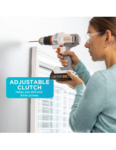 Taladro Inalámbrico BLACK+DECKER 20V con Sierra Recíproca 2