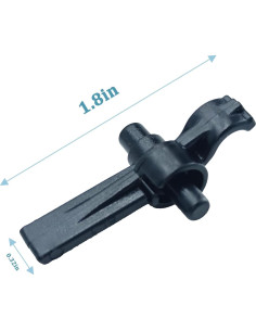 Clip de Tubo para Llave de Impacto HNF 2 Pcs Compatible DeWalt 2