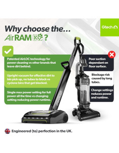Aspiradora Inalámbrica Gtech AirRAM 2 K9 para Mascotas 2