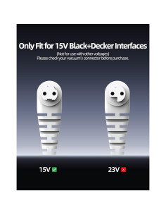 Cargador 15V Zondol para Aspiradoras Black and Decker 2