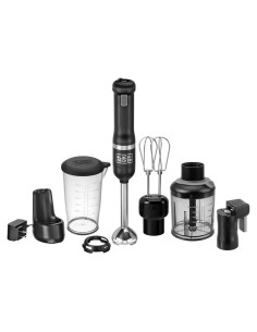 Batidora de Mano Inalámbrica BLACK+DECKER 4 en 1 Negra