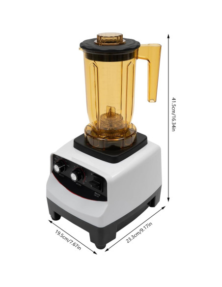 Batidora de Encimera AGULIUM A-816 1200ml 1800W Blanca