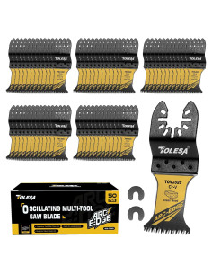 Hojas de Sierra Oscilante TOLESA 50PCS Dientes Japoneses