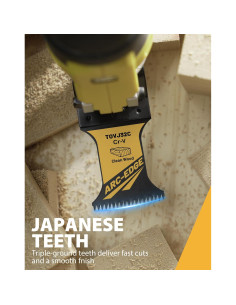 Hojas de Sierra Oscilante TOLESA 50PCS Dientes Japoneses 2