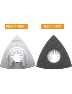 Pad de Lijado Triangular HEMUNC 80x80mm 3PCS Compatible 2