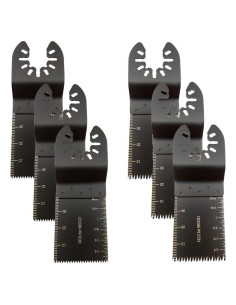 Juego de Hojas de Sierra Oscilante TuhooMall 6 Pcs Acero