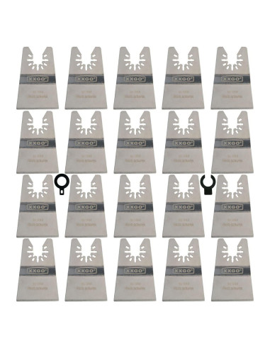 Cuchillas Oscilantes XXGO 20 Pcs 5x3 cm Raspadora Universal