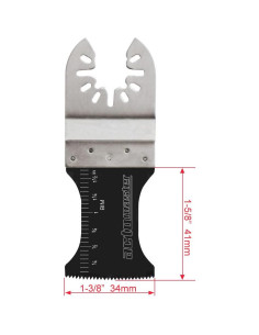 Hoja de sierra oscilante bi-metal ACTOMASTER, paquete de 6 2