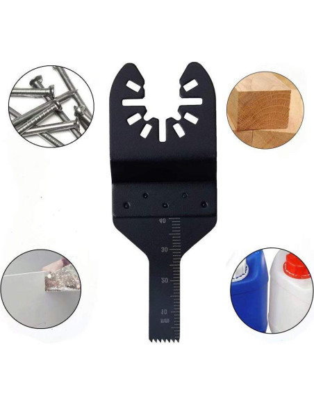 10 Hojas de Sierra Oscilante MZY 10 mm para Madera y Metal