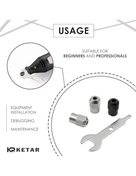 2 Pcs Llave Multiherramienta KETAR 9.5mm Acero Inoxidable