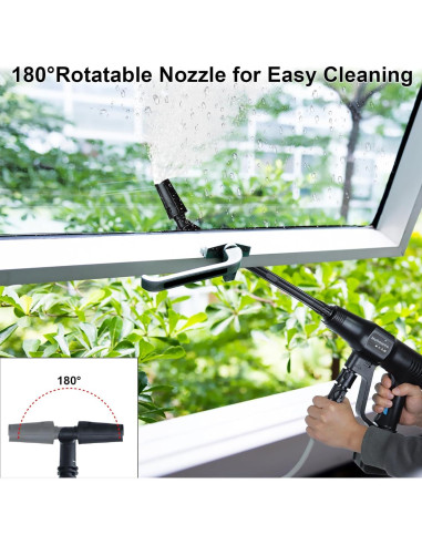 Lavadora a Presión Huhomco Inalámbrica 2900PSI 2 Baterías