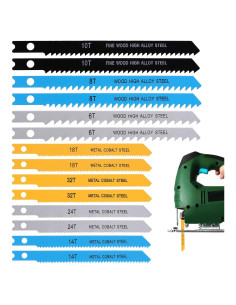 Juego de 14 Hojas de Sierra de Calar Universal EupHHonycs