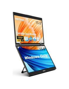 Extensor de Pantalla Triple HotYeah 15.6" FHD USB-C Plegable