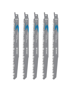 Hoja de Sierra Recíproca EZARC 22.86 cm para Poda (Paquete de 5)