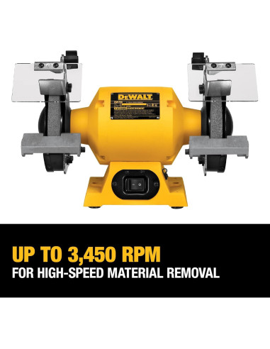 Esmeriladora de Banco DEWALT DW756 6" 440W 3,450 RPM
