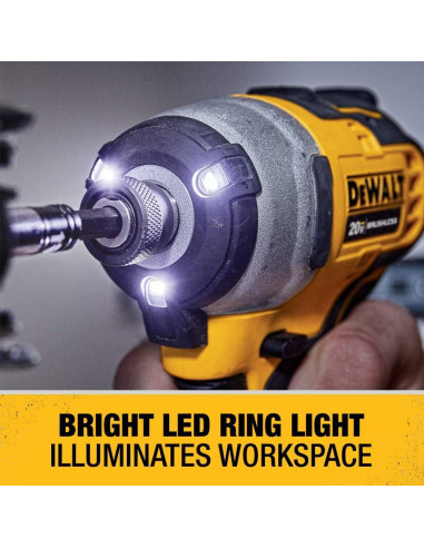 Destornillador de Impacto DEWALT 20V Compacto 192,78 Nm