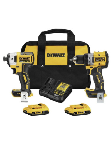 DEWALT Kit Taladro/Atornillador 20V MAX XR 2 Baterías 2Ah