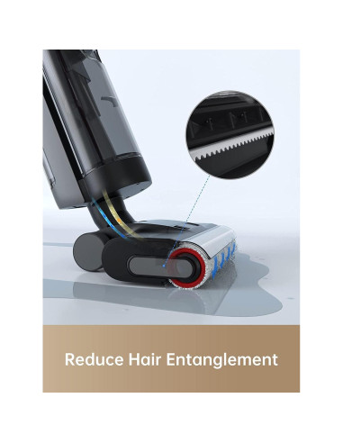 Aspiradora DREAME H12 Dual 4 en 1 Inalámbrica Negra