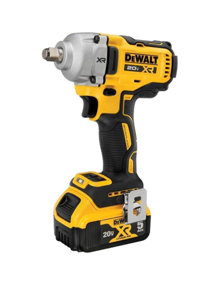 Llave de impacto DEWALT 20V MAX 1/2" 2 baterías y cargador
