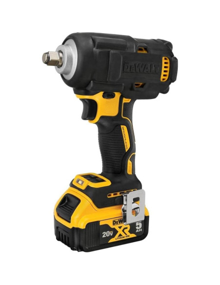 Llave de impacto DEWALT 20V MAX 1/2" 2 baterías y cargador
