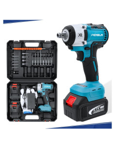 Llave de impacto inalámbrica PENSUN 1/2" 352.78 Nm 3000 RPM