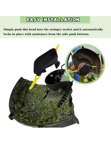 Cabezal Cortadora FourShow GCJ-031 con 20 Cuchillas Repuesto