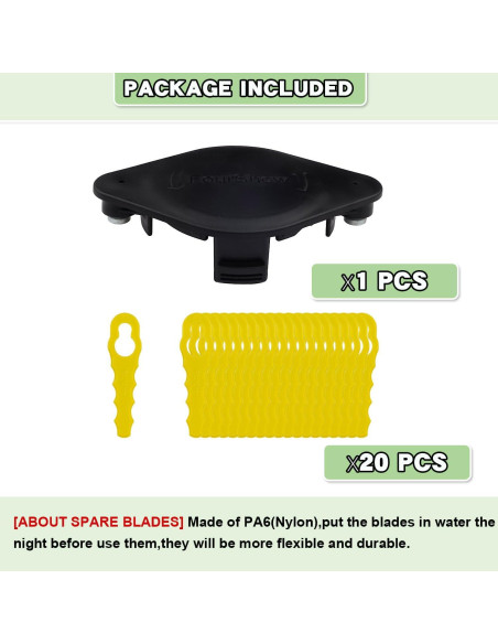 Cabezal Cortadora FourShow GCJ-031 con 20 Cuchillas Repuesto