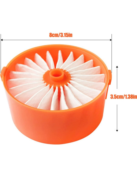 Filtros de Repuesto Chuancheng para Aspiradora Black Decker BSV2020