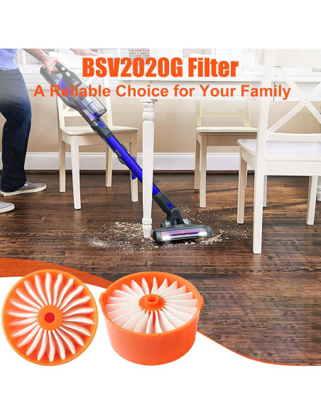 Filtros de Repuesto Chuancheng para Aspiradora Black Decker BSV2020