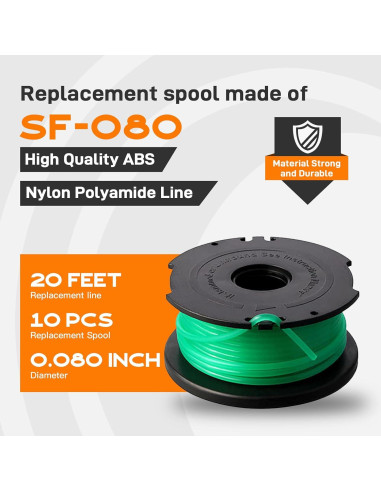 Carrete de Hilo Kousika SF-080 Compatible Black and Decker