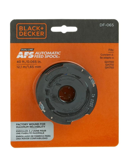 Carrete Repuesto Doble Línea Black+Decker DF-065 12,19 m