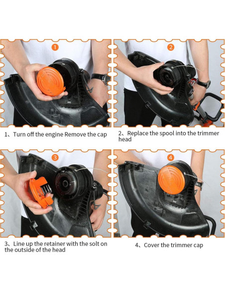 Línea de recortadora Weed Eater - Compatible Black & Decker AF-100