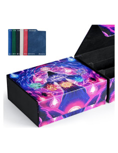 Caja de Almacenamiento de Cartas UAONO 1800+ con Divisores