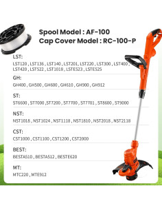 Carrete AF100 KAKO para Cortadora Black Decker 30ft 2