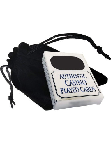 Baraja de Cartas Auténticas Cyber-Deals Casino Royale Azul