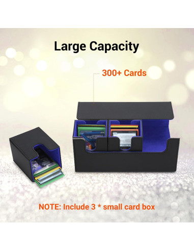 Caja de Barajas FOTEEMO 3 en 1 para 300+ Cartas