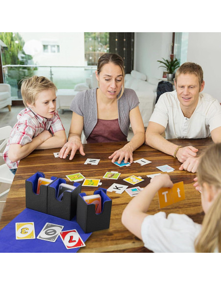 Caja de Barajas FOTEEMO 3 en 1 para 300+ Cartas