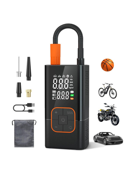 Compresor de Aire Portátil Lamfurart 150 PSI Bomba 20000mAh