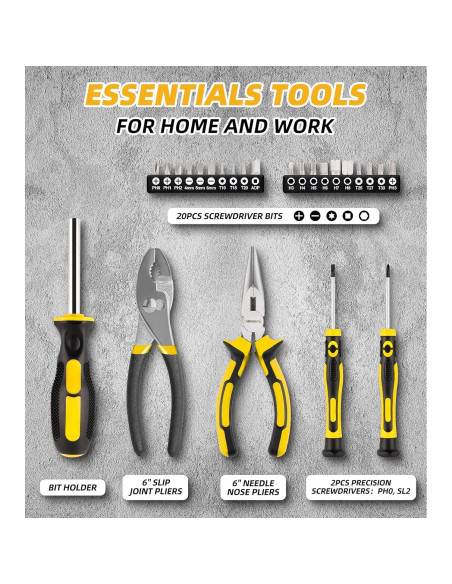 Juego de Herramientas DOWELL 146PCS con Bolsa 37cm