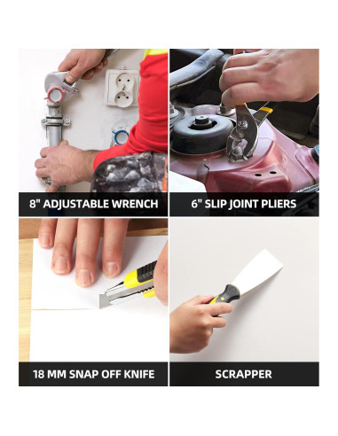 Juego de Herramientas DOWELL 146PCS con Bolsa 37cm