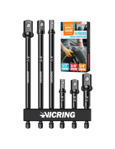 Juego de Adaptadores de Enchufe de Impacto VICRING 6 Pcs