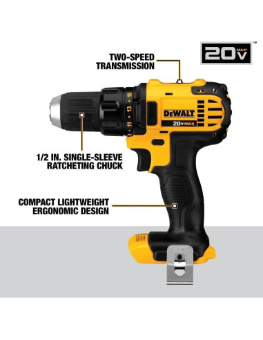 Kit de Herramientas Inalámbricas DEWALT 20V MAX DCK423D2