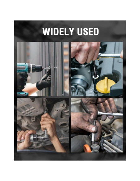 Juego de Adaptadores de Enchufe de Impacto VICRING 6 Pcs