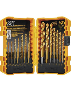 Juego de Brocas DEWALT 21 Piezas Nitruro de Titanio 2